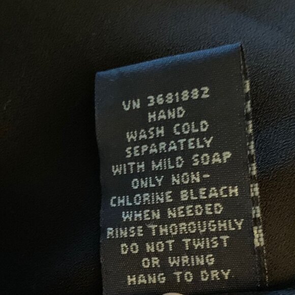 *HP* Sheer black polyester beach cover up - Picture 4 of 5